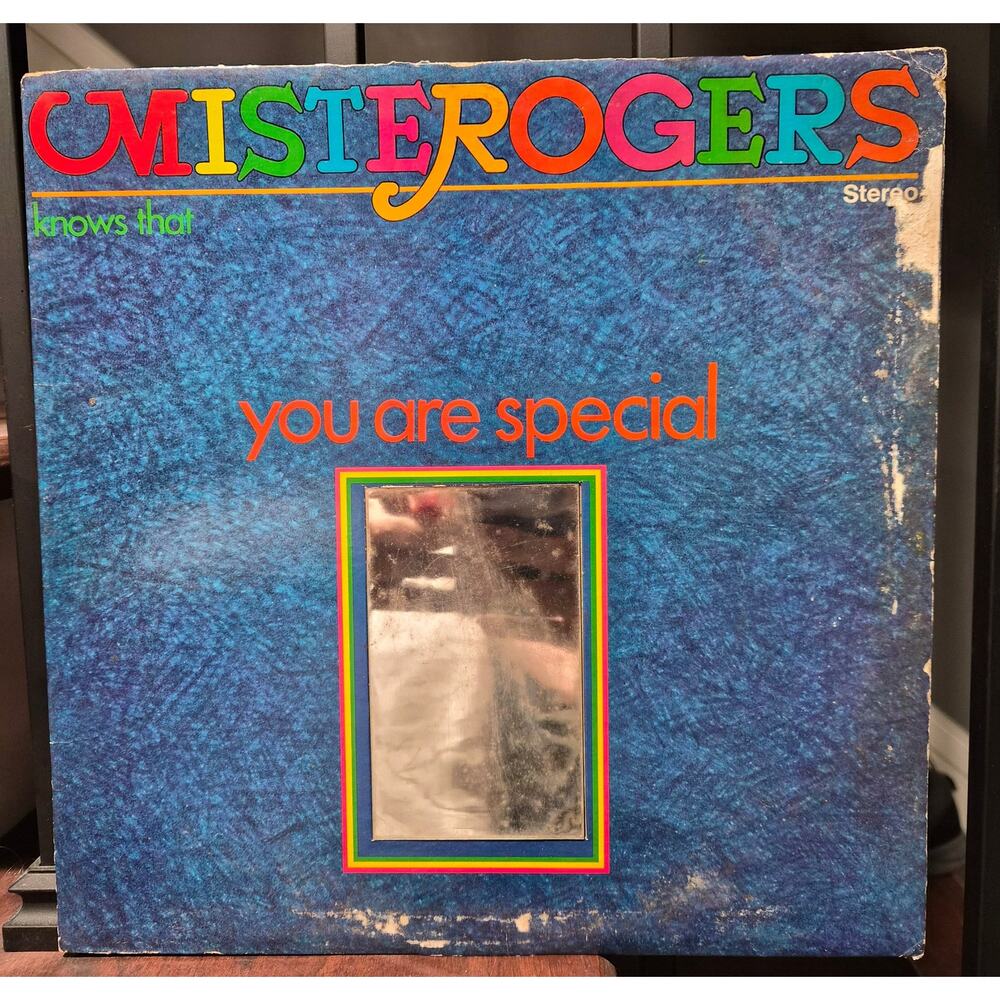 Mister Rogers Knows That You Are Special 1969 PBS Record Mirror Cover X4RS-1251